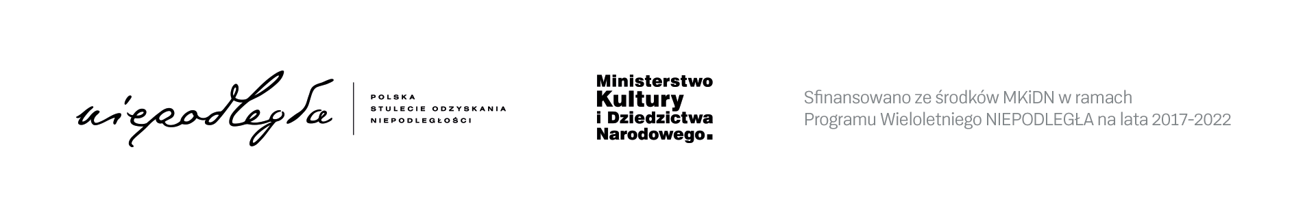 Sfinansowano ze środków MKDiN w ramach akcji Niepodległa na lata 2017-2022